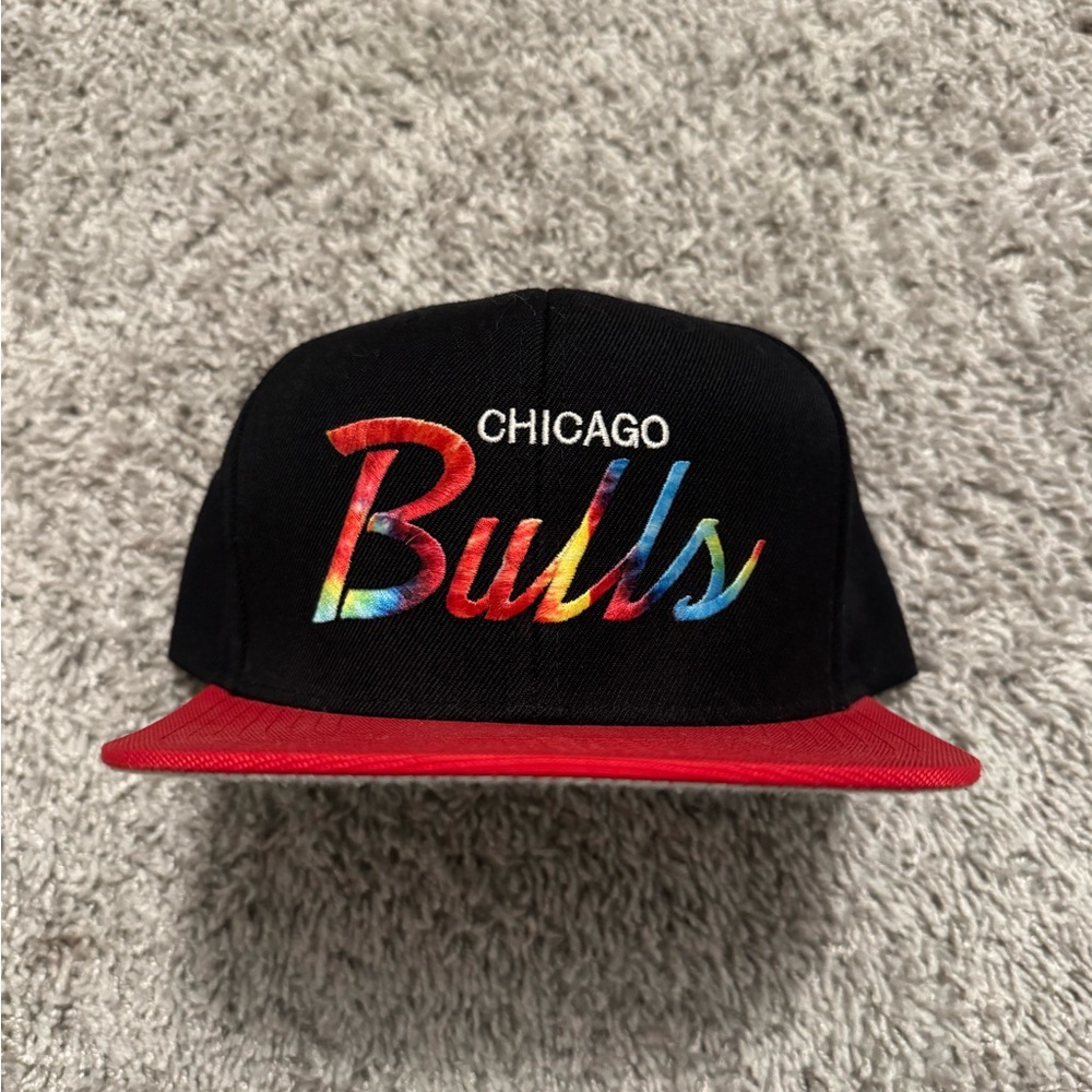 Chicago Bulls Black and Red Cap